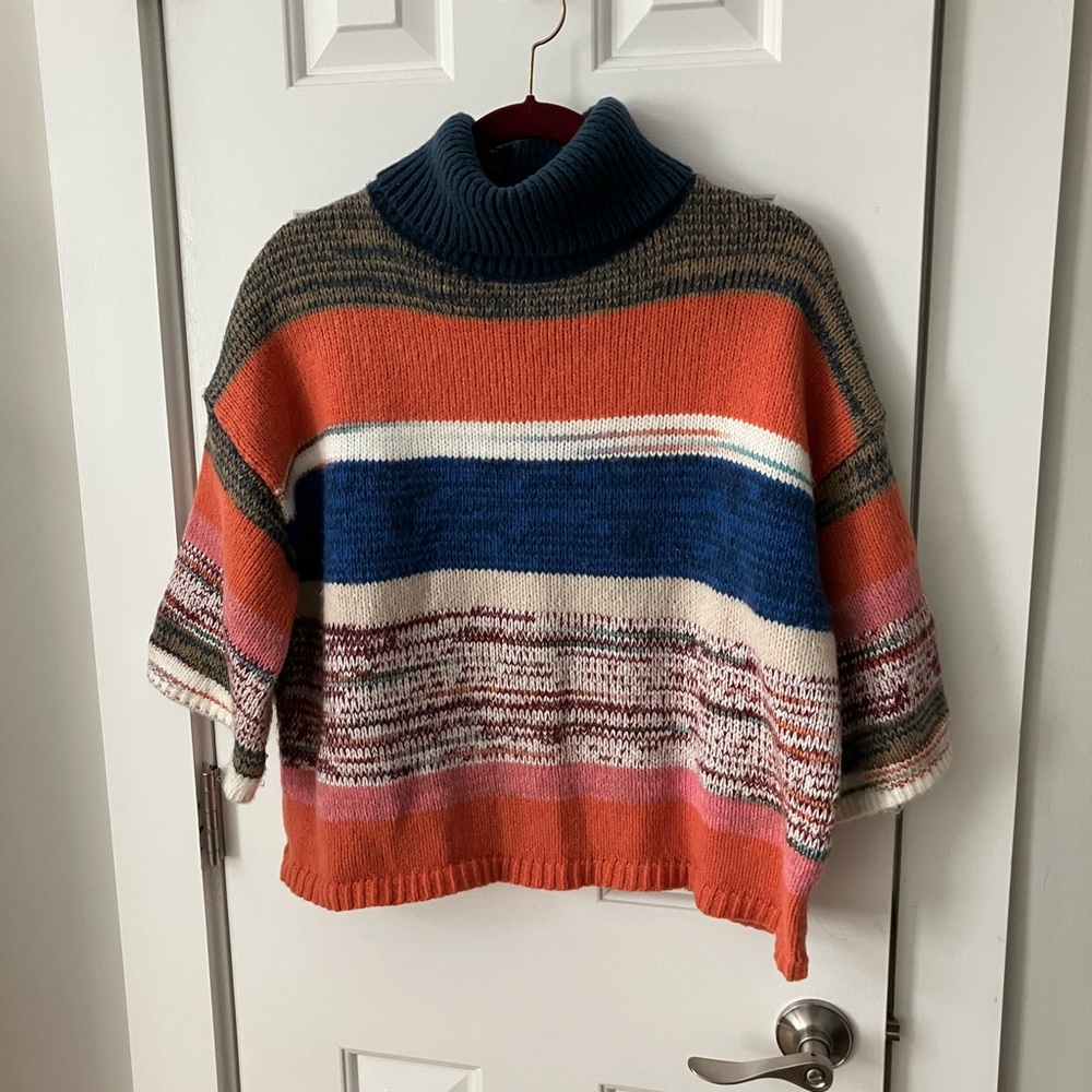 Knox Rose Multicolor Turtleneck Sweater
